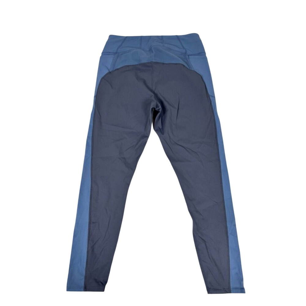 Free People Movement Colorblock Leggings Blue High Rise Yoga Pants Size L